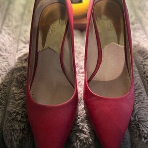 Michael Kors Vibrant Red Heels